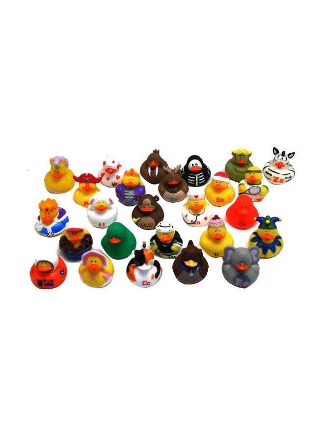 26-Piece ABC's Rubber Duckies Bath Toys 16/1226