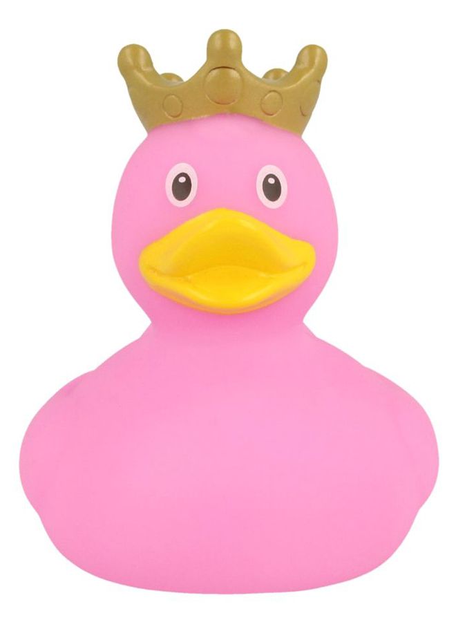 Duck Wear Crown Pattern Bath Toy