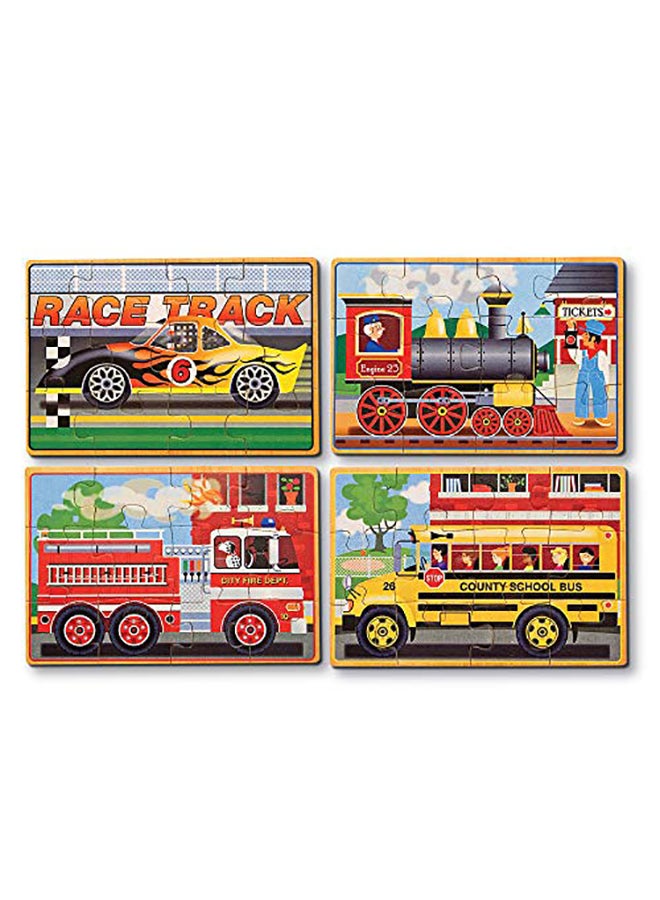 4-Piece Melissa & Doug Vehicles Jigsaw Puzzle