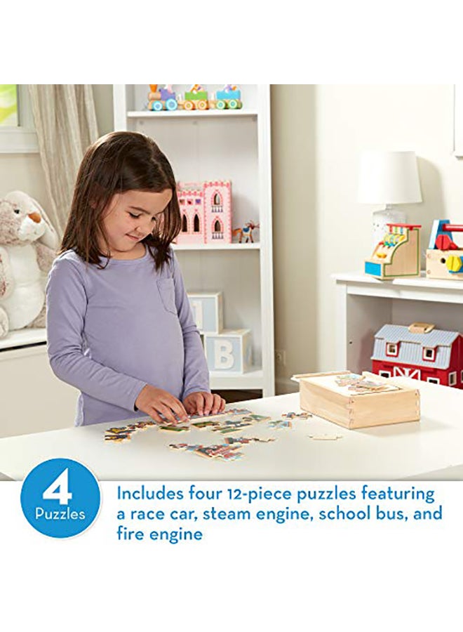 4-Piece Melissa & Doug Vehicles Jigsaw Puzzle