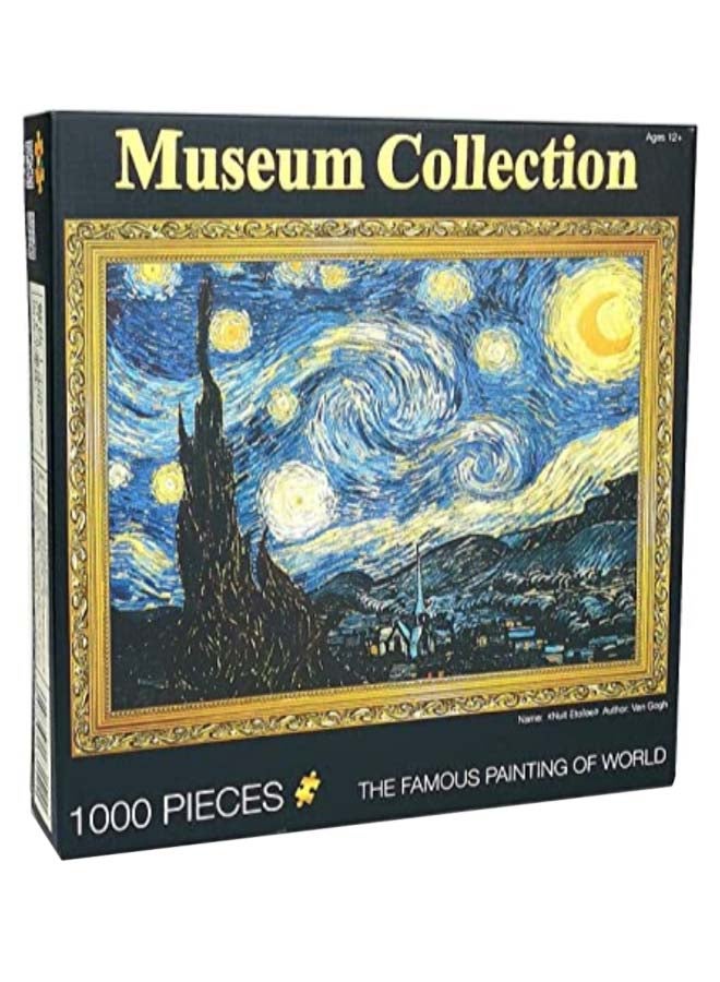 1000-Pieces Starry Night Vincent Van Gogh Artwork Jigsaw Puzzle 70 x 50cm