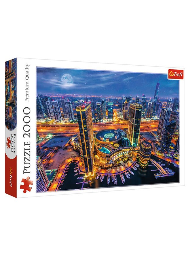 2000-Piece Lights Of Dubai Jigsaw Cardboard Puzzle 96 x 68centimeter