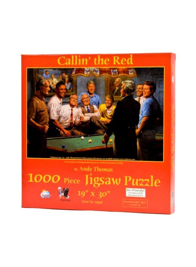1000-Piece Callin' The Red Jigsaw Puzzle SB005FYG8H0