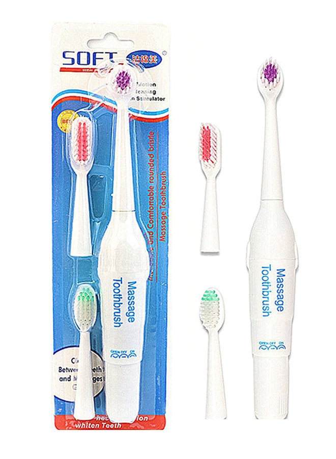 Ultrasonic Sonic Electric Toothbrush With 2 Heads
