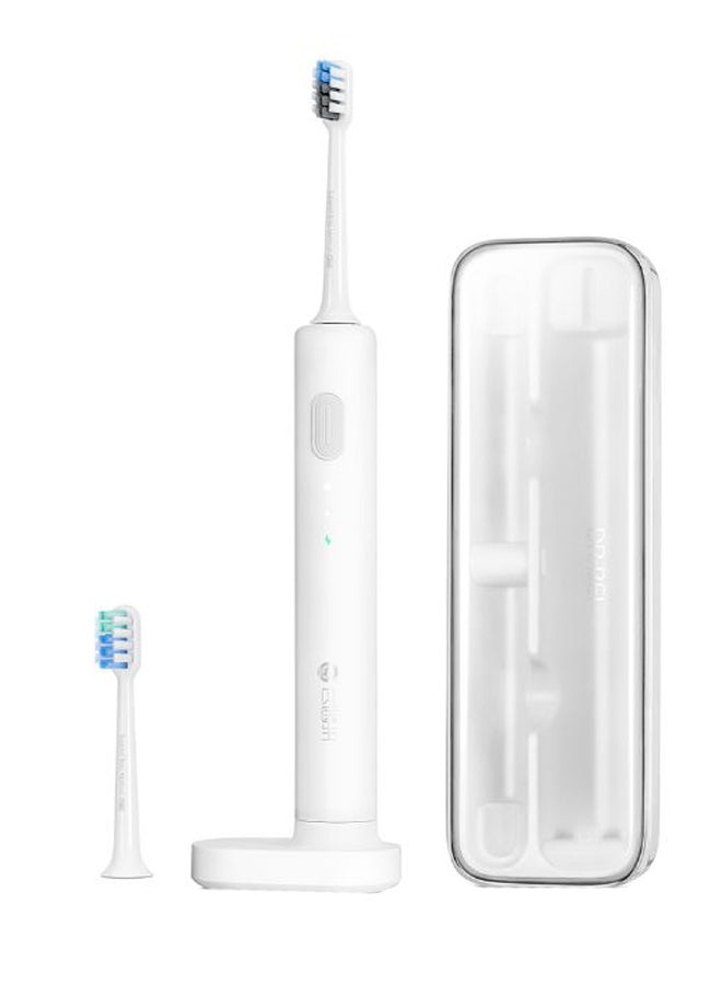 Electric Rechargeable Tooth Care Brush White
