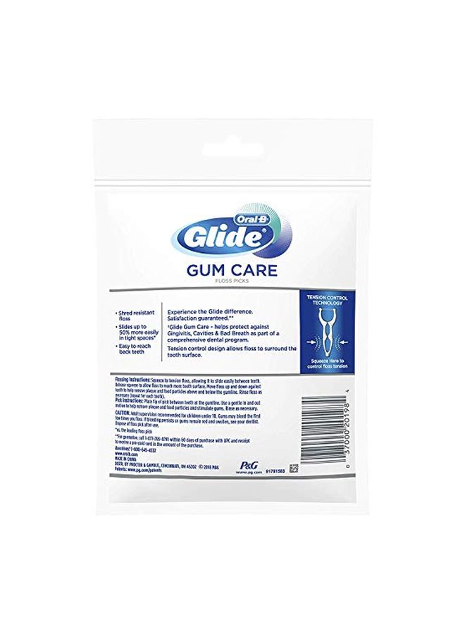 3-Piece Glide Gum Care Floss Pick Set White