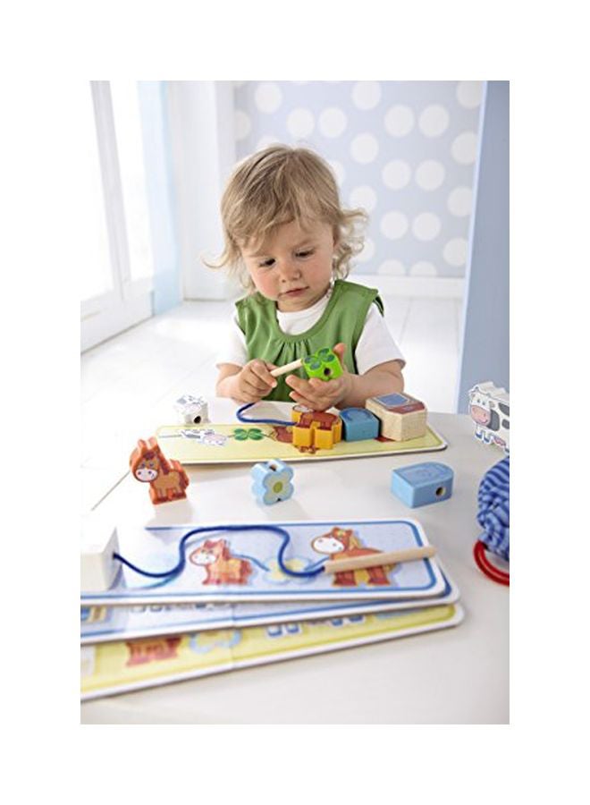 10-Piece Lacing Figures With On The Farm Threading Game And Templates 302613