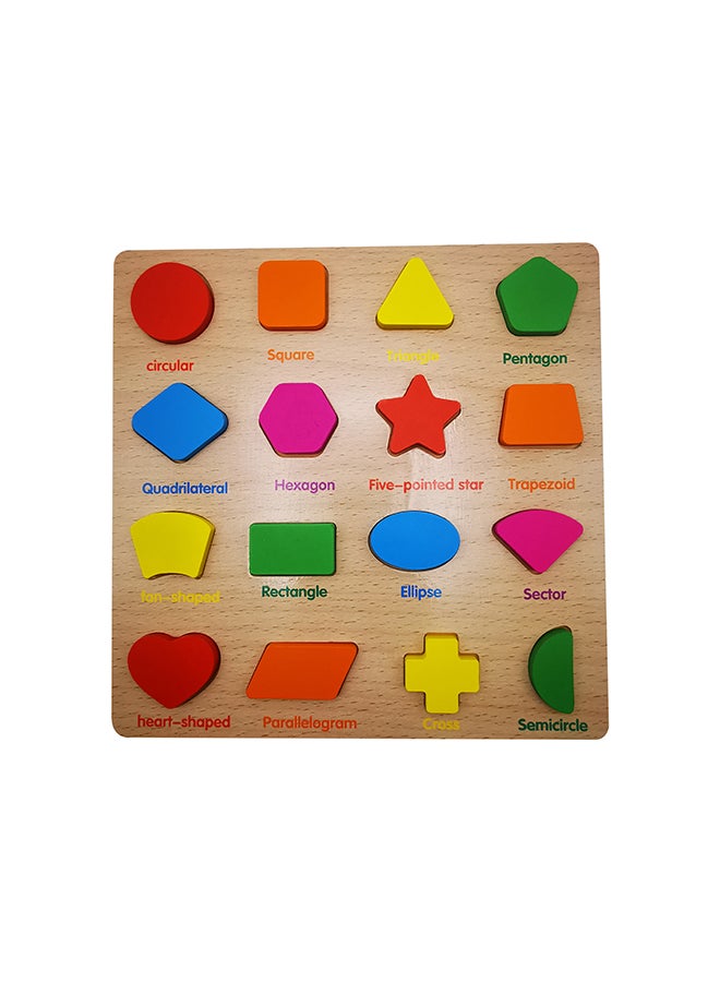 Wooden Geometric Education Learning Tool