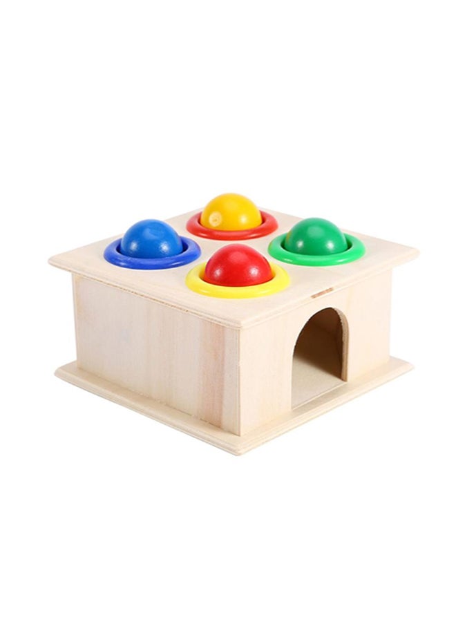 Wooden Hammering Game Box With Balls