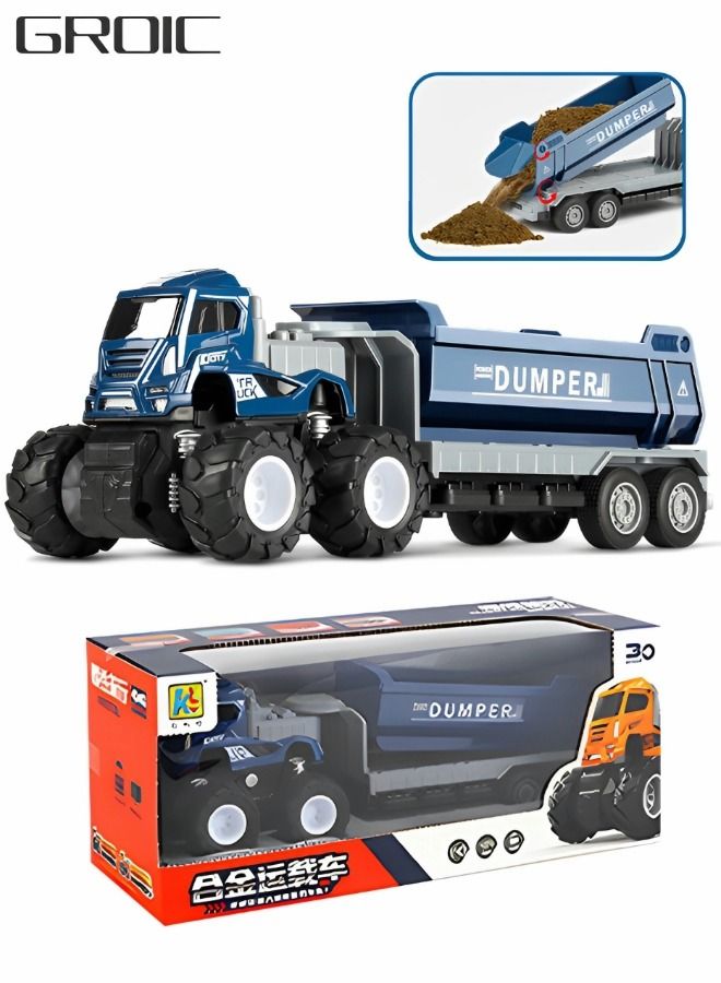 Inertia dump truck,Big Dump Truck Toy,Push and Go Car Alloy Beach Construction Toy,Kids Construction Toys Trucks,Kid's Toy Car