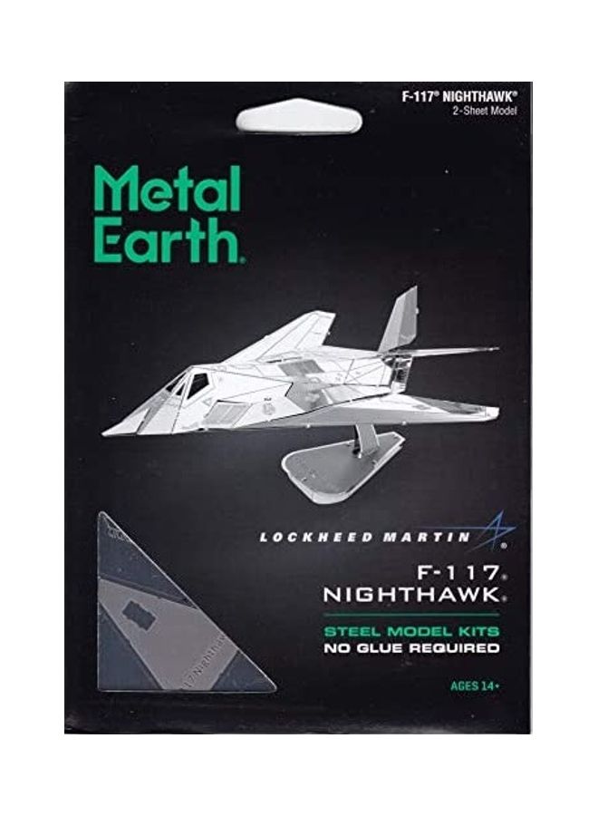 F-117 Nighthawk 3D Metal Model Kit