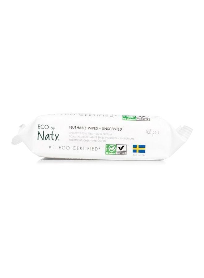 Pack Of 12 Flushable Baby Wipes, 504 Count