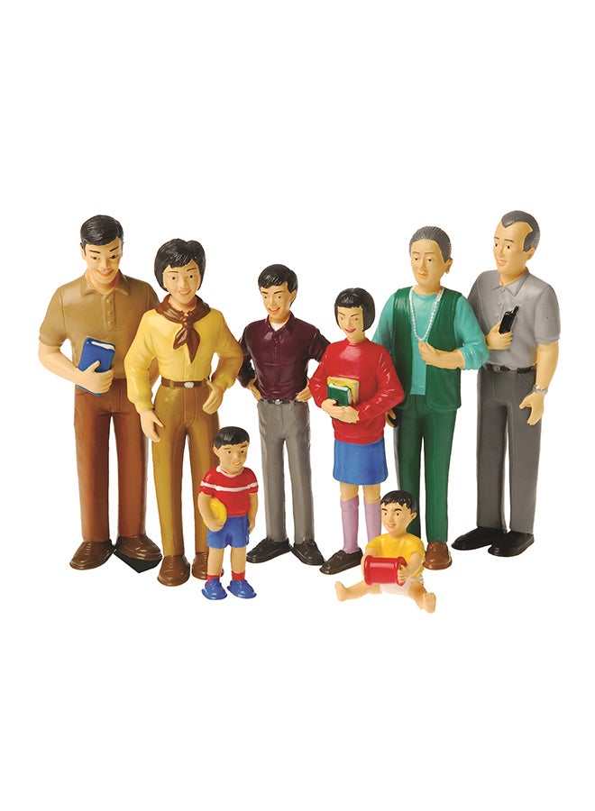 8-Piece Pretend Play Family Playset