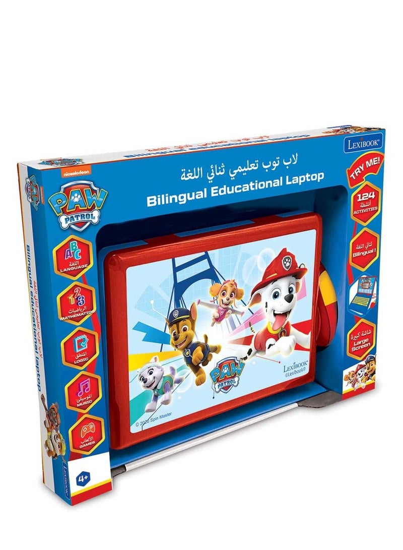 Lexibook Paw Patrol Bilingual Educational Laptop Arabic/English