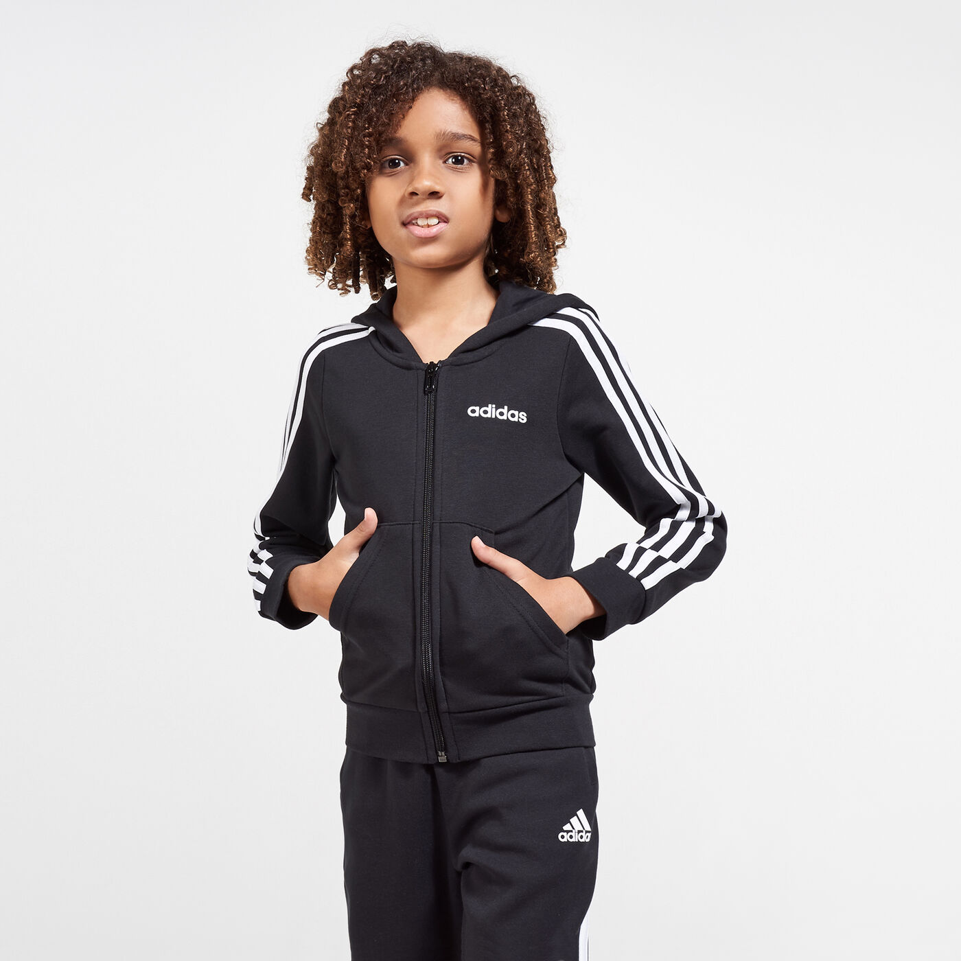 Kids' Essentials 3-Stripes Hoodie (Older Kids)