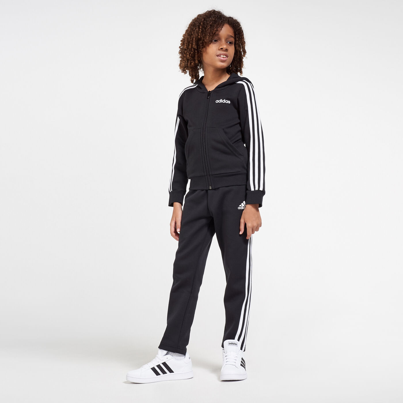 Kids' Essentials 3-Stripes Hoodie (Older Kids)