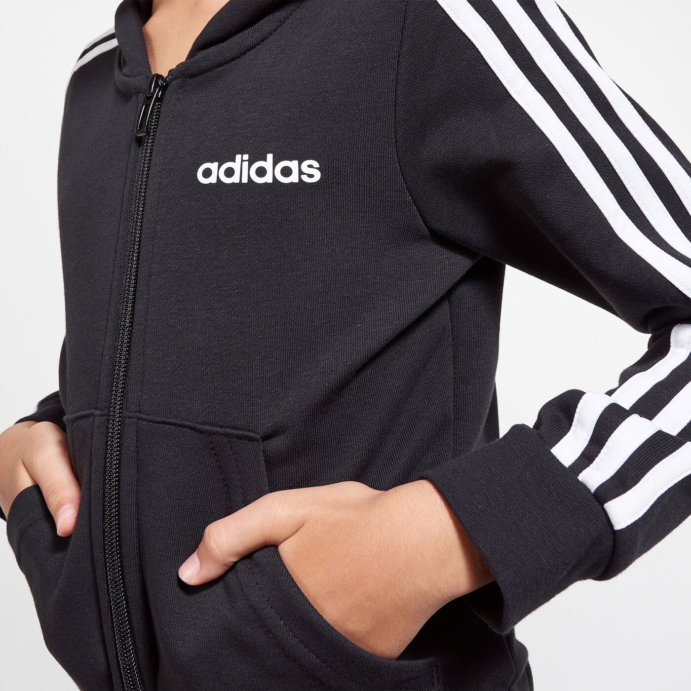 Kids' Essentials 3-Stripes Hoodie (Older Kids)