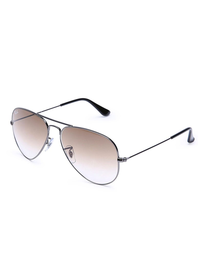 Men's Full Rim Aviator Sunglasses - RB3025 004/51 - Lens Size: 58 mm - Grey