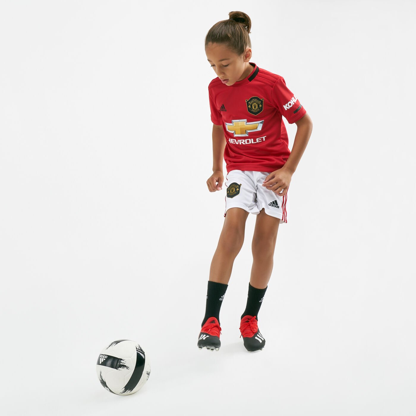 Kids' Manchester United Home Shorts - 2019/20 (Younger Kids)