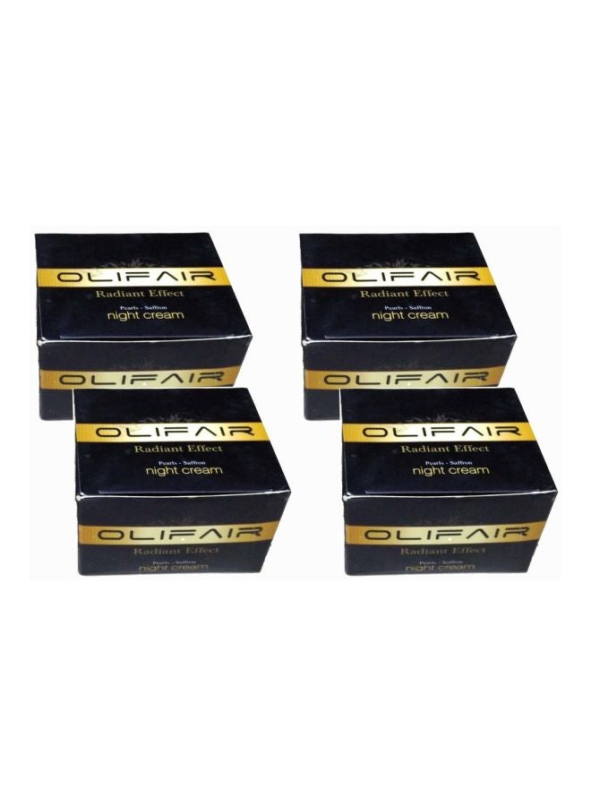 Pack Of 4 Radiant Effect Night Cream