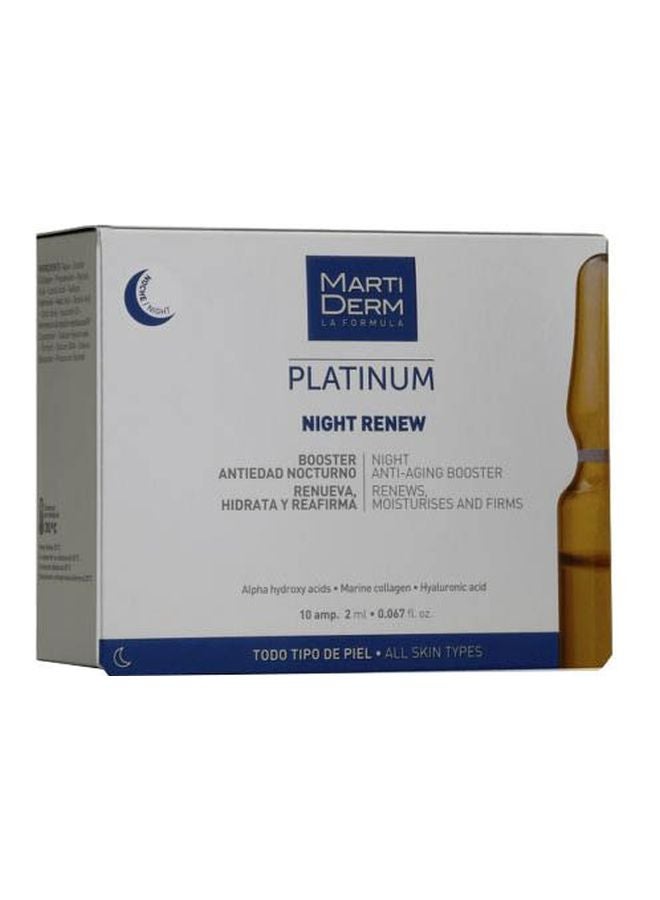 Platinum Night Renew - 10 Ampoules 20ml