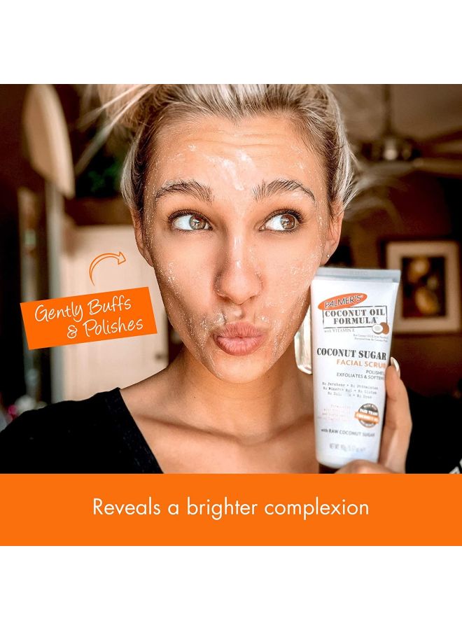 Coconut Oil Formula Sugar Facial Scrub 90grams