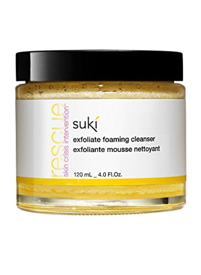Exfoliate Foaming Cleanser - With Natural Sugar & Colloidal Oat - Mechanical Exfoliant that Reduces Dry Skin Buildup While Promoting Radiant, Smooth, Soft Skin - 4 oz Multicolour 0.1135kg