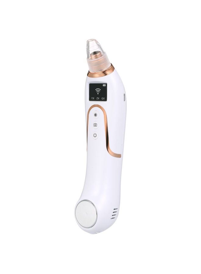 Wireless Electric Facial Pore Cleanser White/Gold