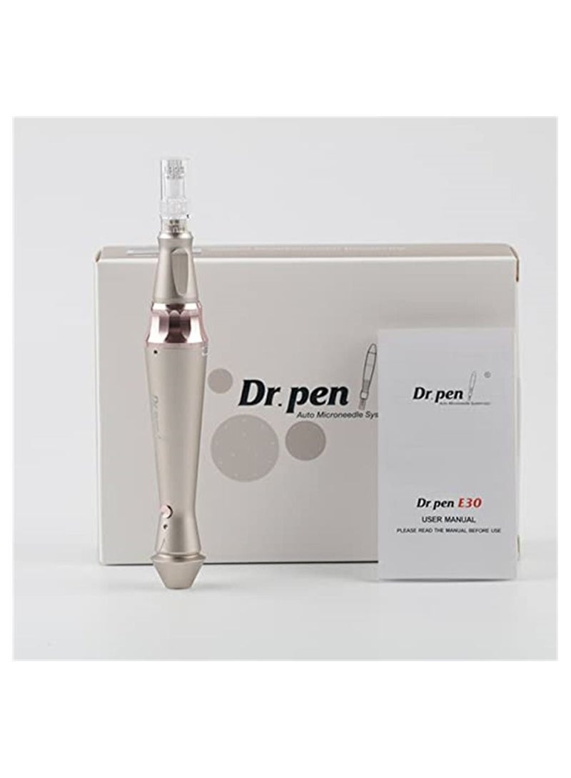 Dr. Pen Ultima E30 Microneedling Pen - Electric Derma Stamp - Amazing Skin Pen for Face - 6 Cartridges (3pcs of 12-pin + 3pcs 36 pin)
