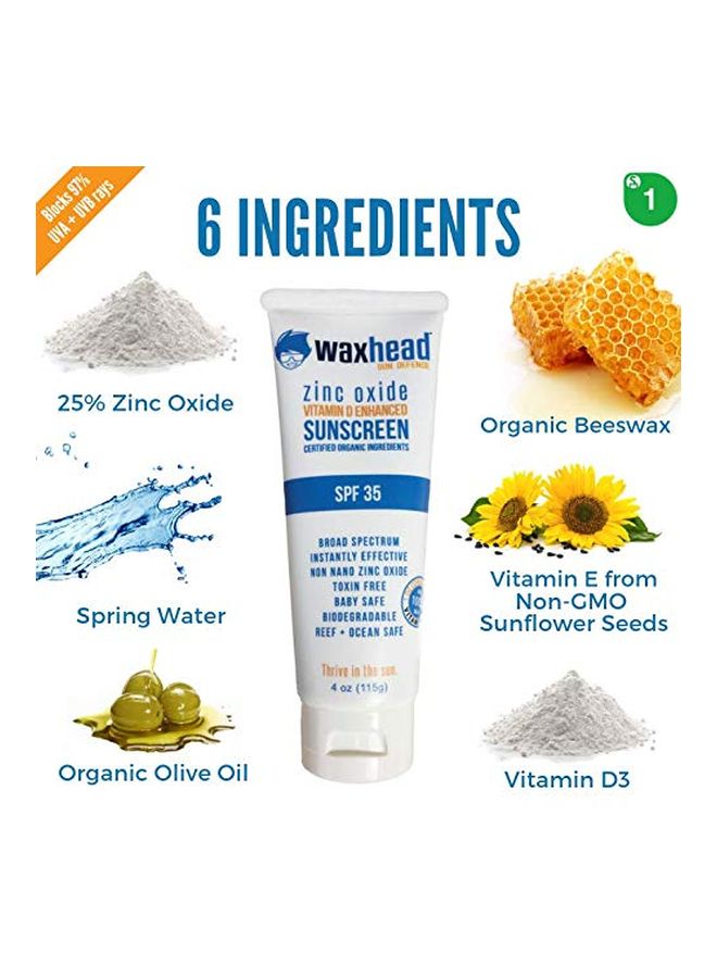 Zinc Oxide Vitamin D Enhanced Sunscreen