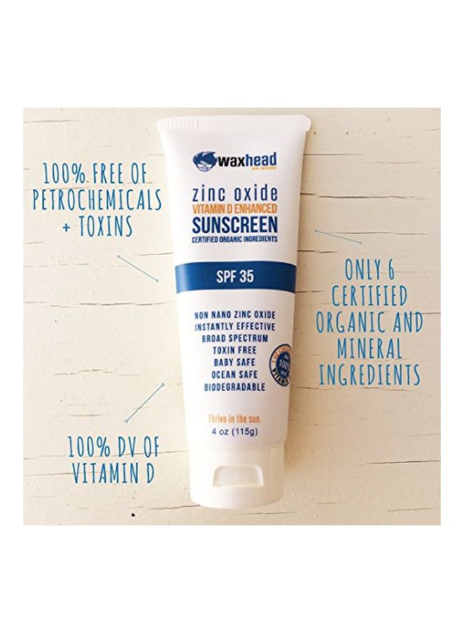 Zinc Oxide Vitamin D Enhanced Sunscreen