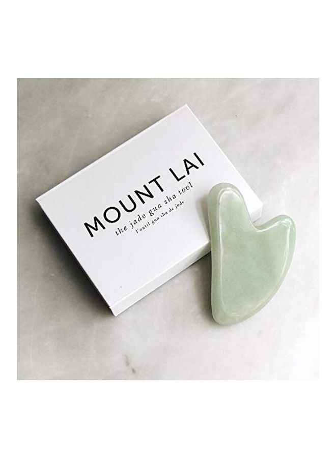 The Jade Gua Sha Facial Lifting Tool Green