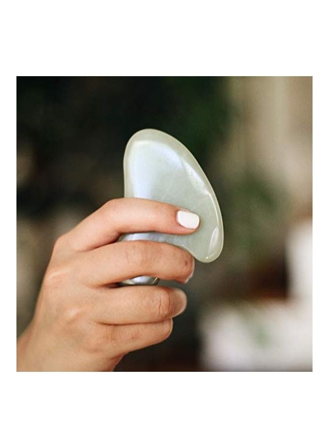 The Jade Gua Sha Facial Lifting Tool Green