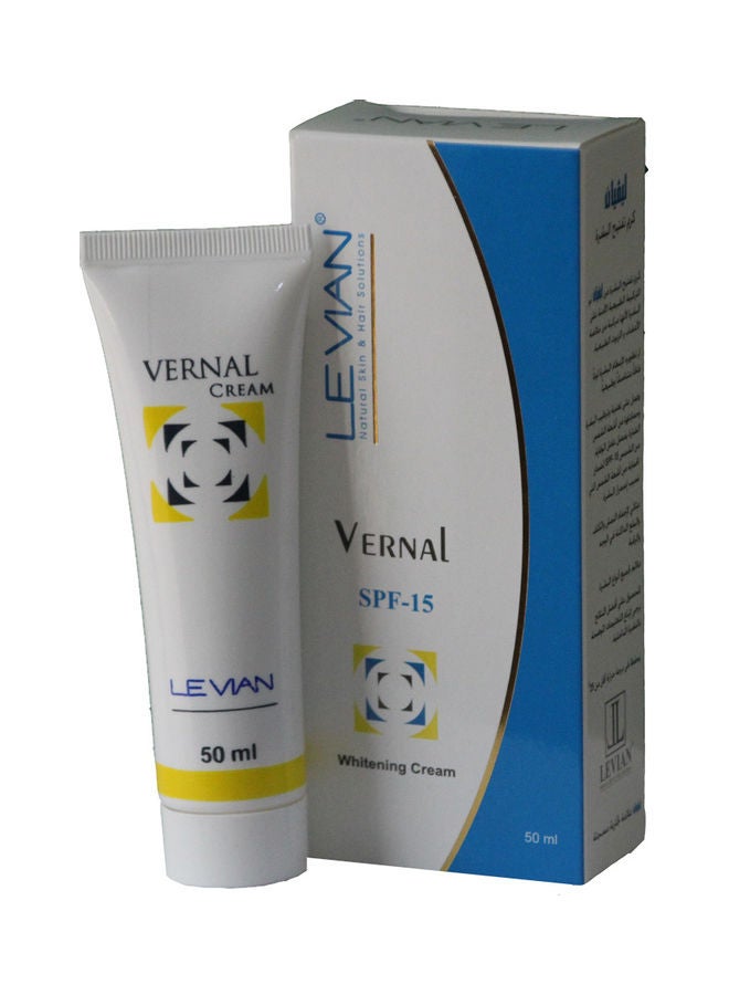Vernal Face Whitening Cream SPF 15 White 50ml