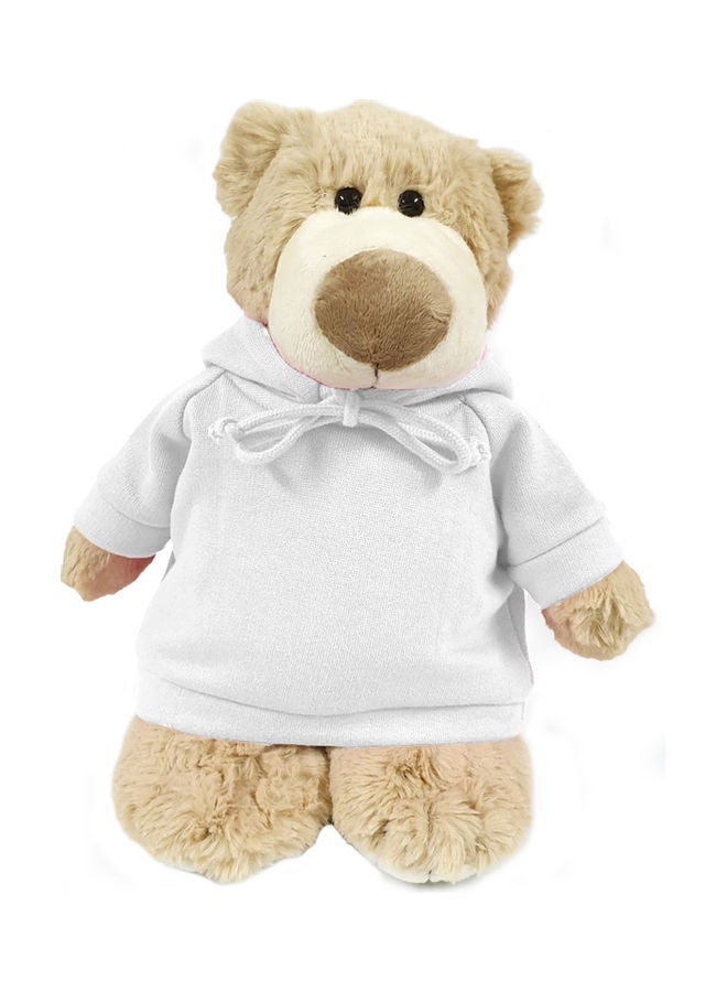 Stuffed Plush Hooded Mascot Teddy Bear 28cm