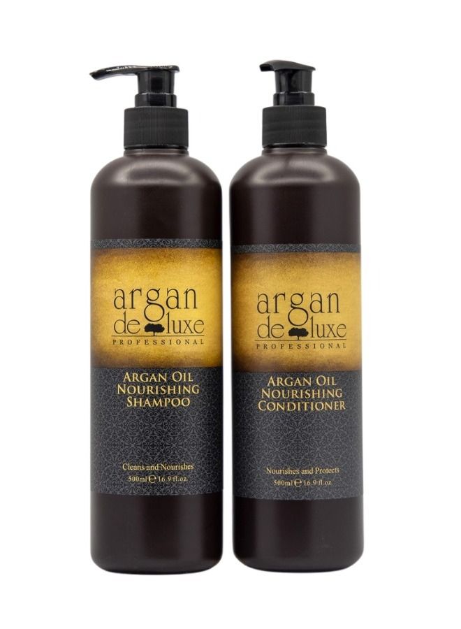 Argan Shampoo and Conditioner 500ml For All Hair Types
