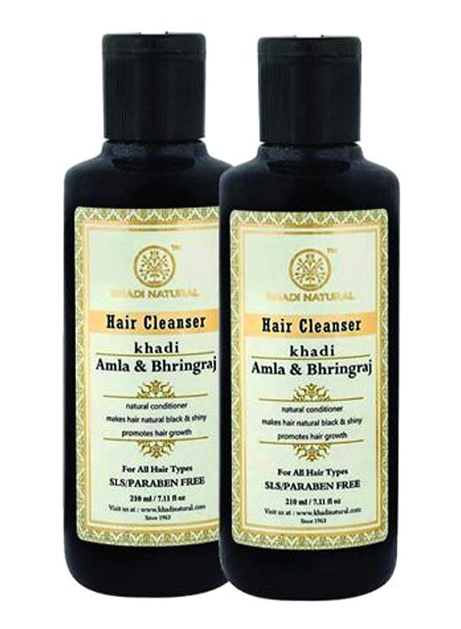 Pack Of 2 Amla And Bhringraj Hair Cleanser Conditioner 2 x 210ml