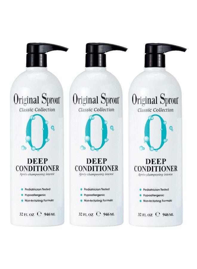 Pack Of 3 Classic Collection Deep Conditioner