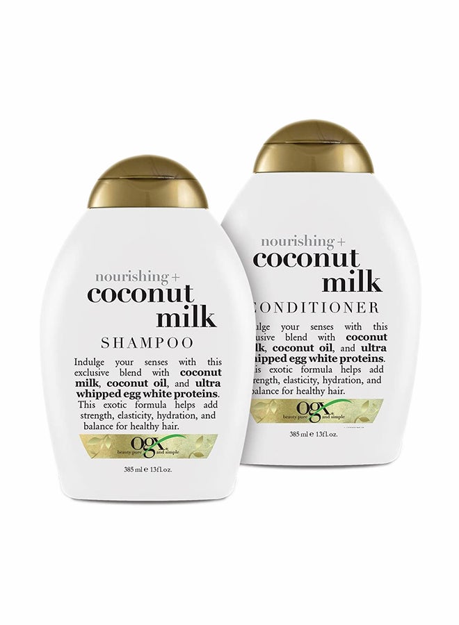 Coconut Milk Shampoo + Conditioner Combo 770ml
