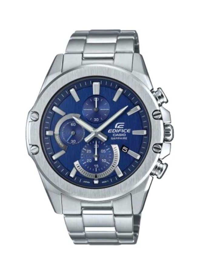 Men's Edifice Stainless Steel Chronograph Watch EFR-S567D-2AVUDF - 46 mm - Silver