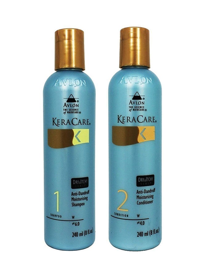 Pack Of 2 Kera Care Shampoo And Conditioner Set 240ml