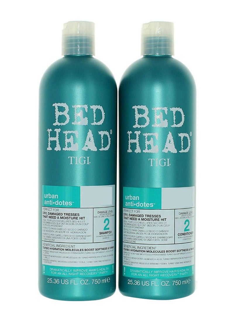 Bed Head Urban Anti Dotes Recovery Shampoo And Conditioner Set