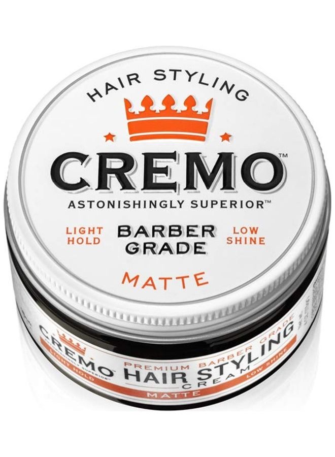 Barber Grade Hair Styling Matte Cream