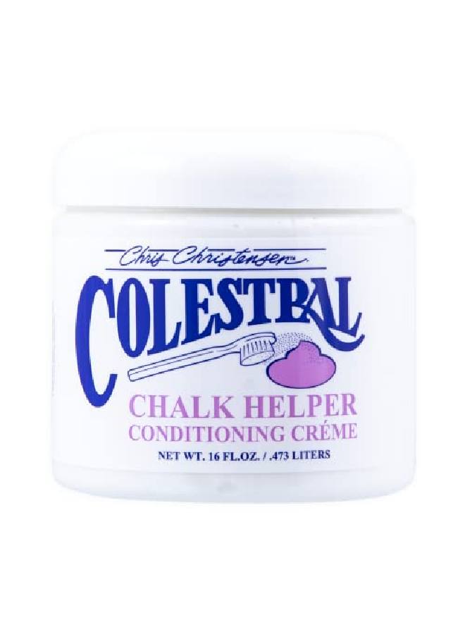 Colestral Chalk Helper Conditioning Crème Groom Like A Professional Restores Moisture 16 Oz Jar