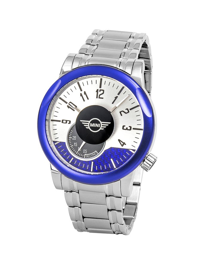 unisex Stainless Steel Analog Wrist Watch AC-SM014 - 43 mm - Blue
