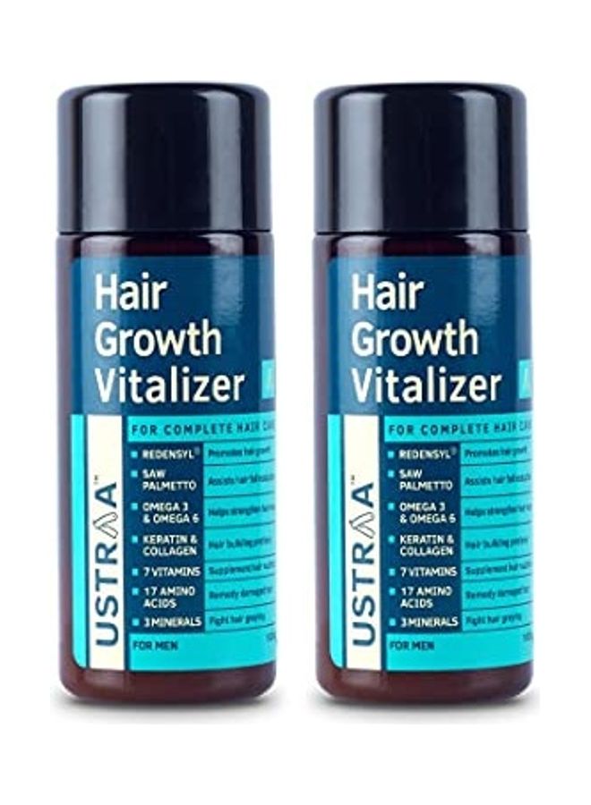 2-Piece Hair Growth Vitalizer Black 100ml