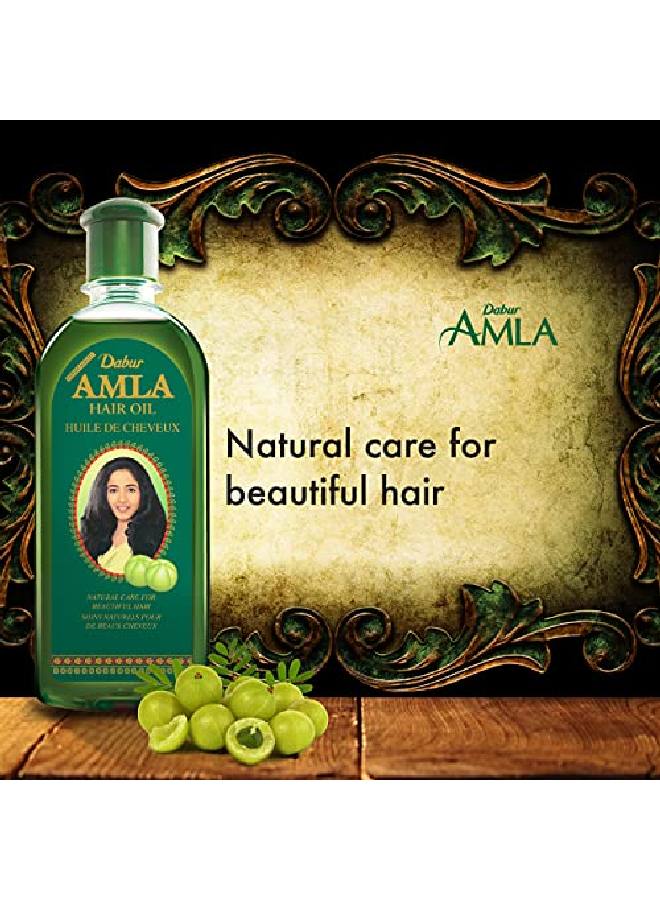 Amla Hair Oil Natural Care For Beautiful Hair 200Ml (7 Oz.)