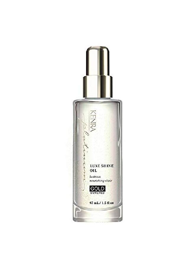 Kenra Platinum Luxe Shine Oil ; Gold Enriched Nourishing Elixir ; Medium To Coarse Hair ; 1.5 Fl. Oz