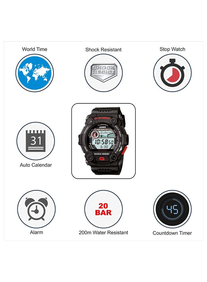 Men's Men's Resin Digital Watch G-7900-1D - 50 mm