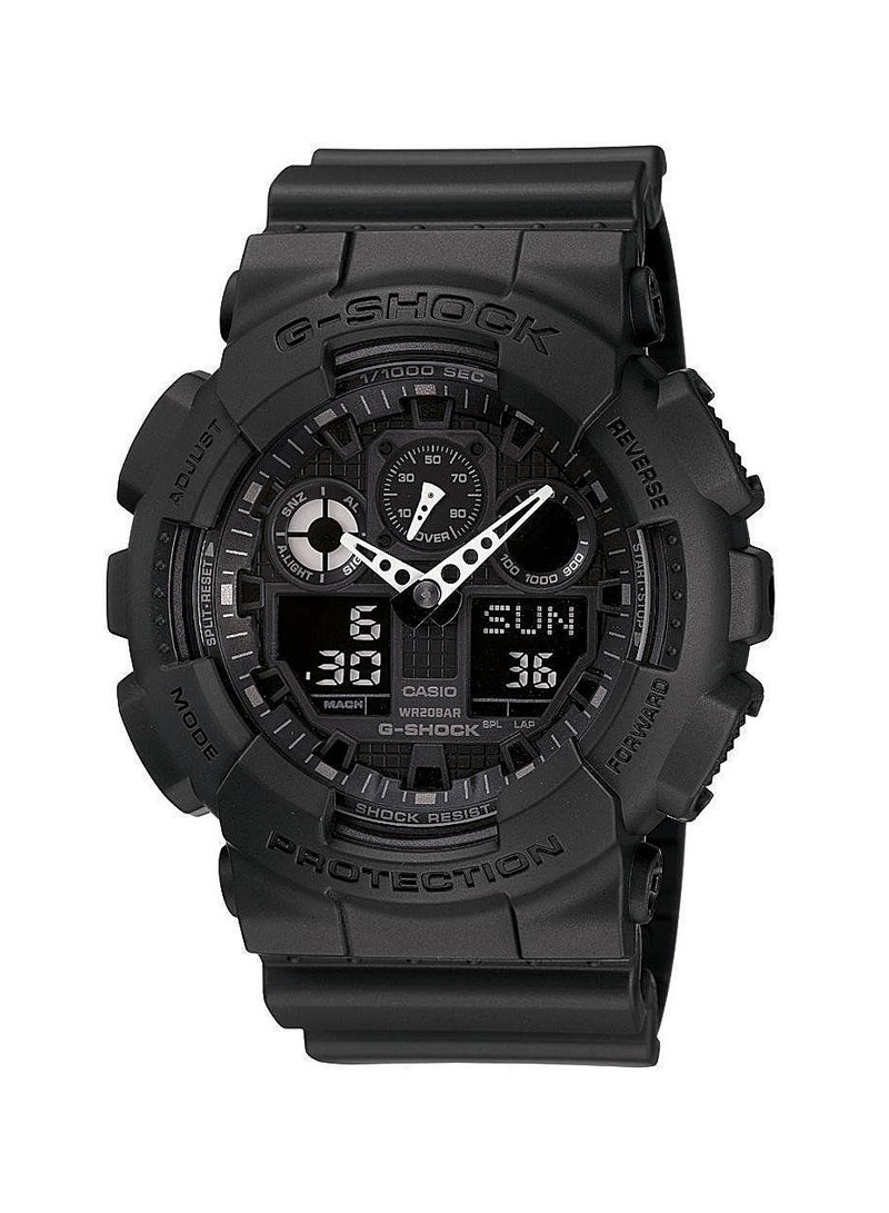 Men's Resin Analog/Digital Quartz Watch GA-100-1A1